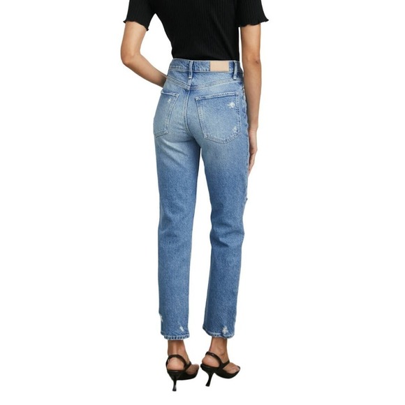 RAILS THE MELROSE CLASSIC SLIM BUTTON FLY JEANS IN ARTIC DISTRESS NWT WOMEN'S 32 - Picture 2 of 16